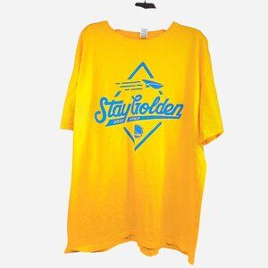 Golden State Warriors “Stay Golden” 2019 NBA Finals Shirt, Size XL!